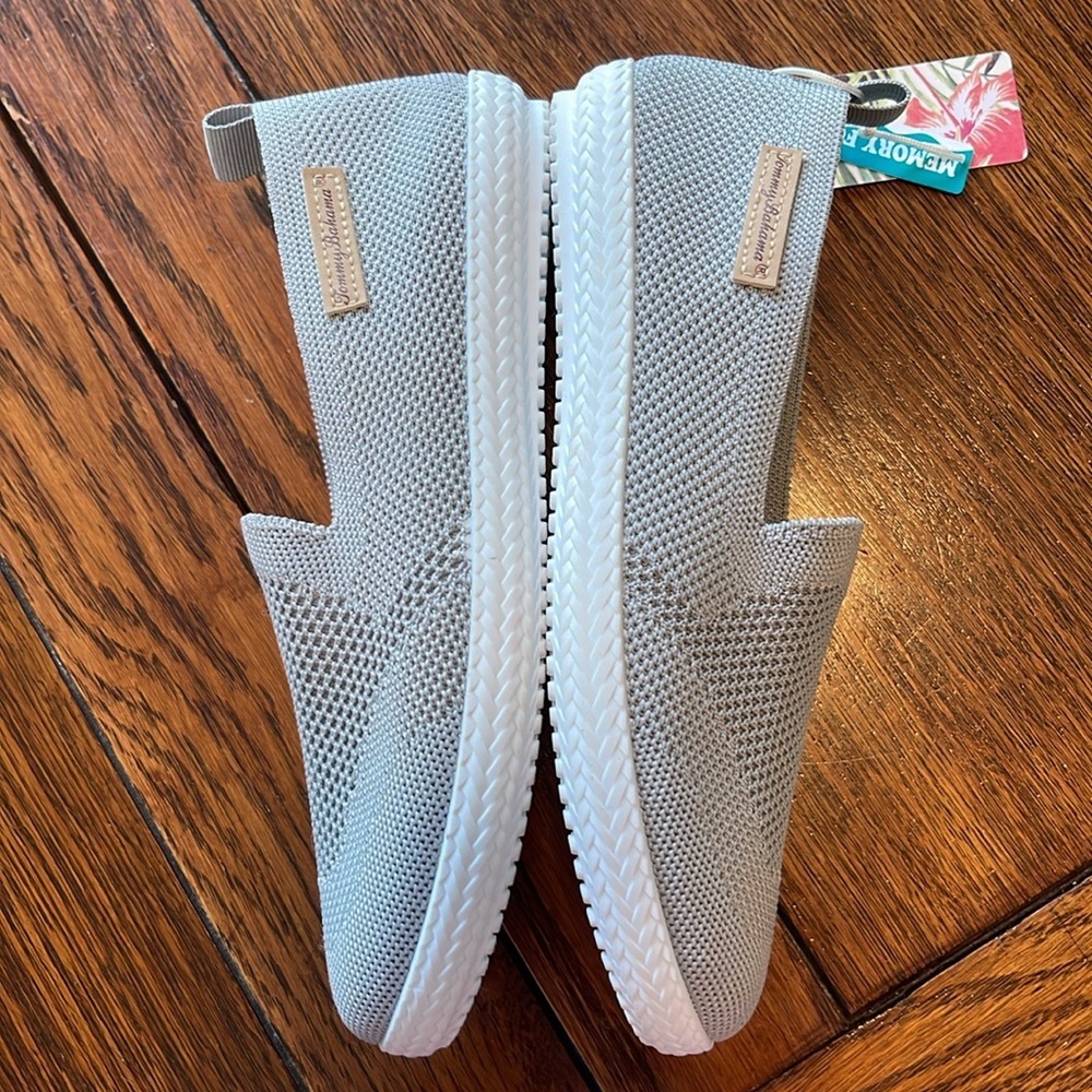 Tommy Bahama Light Gray Slip-On Loafers - Picture 5 of 8